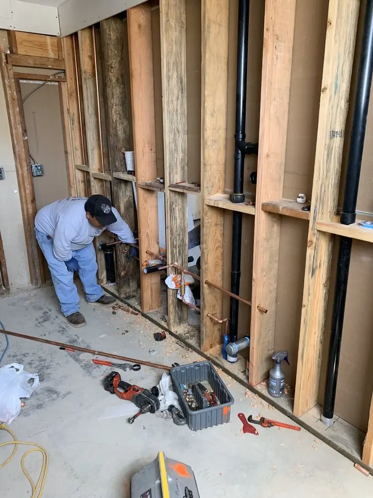 Commercial rough-in plumbing for Water Heater Replacement in Stafford Heights